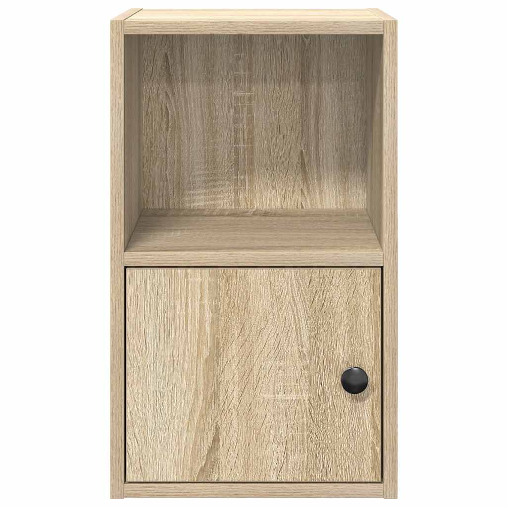 Bibliothèque chêne sonoma 31x24x52 cm bois d'ingénierie - XIOS