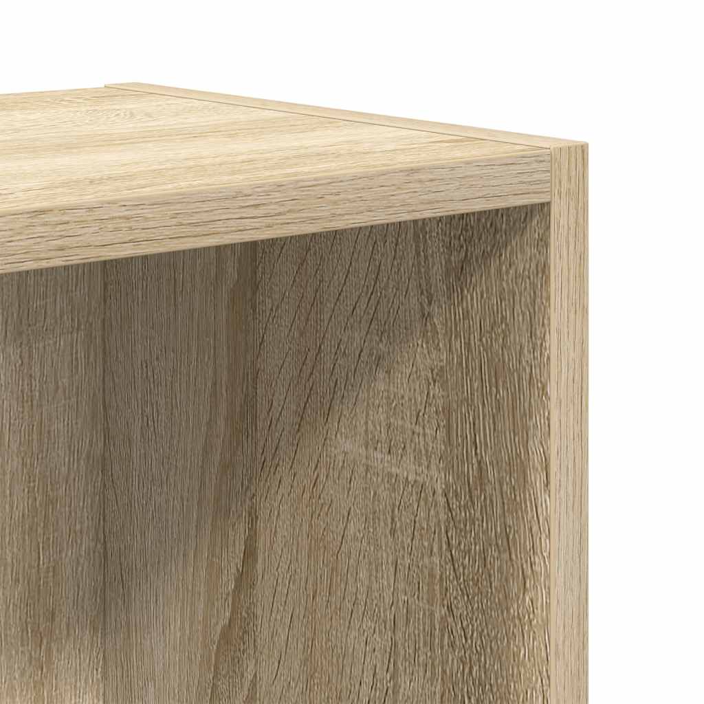Bibliothèque chêne sonoma 31x24x52 cm bois d'ingénierie - XIOS