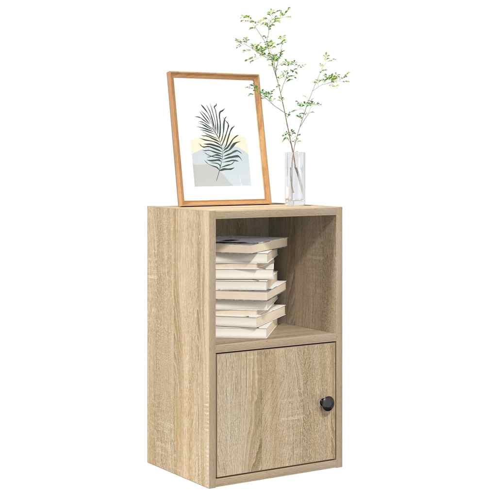 Bibliothèque chêne sonoma 31x24x52 cm bois d'ingénierie - XIOS