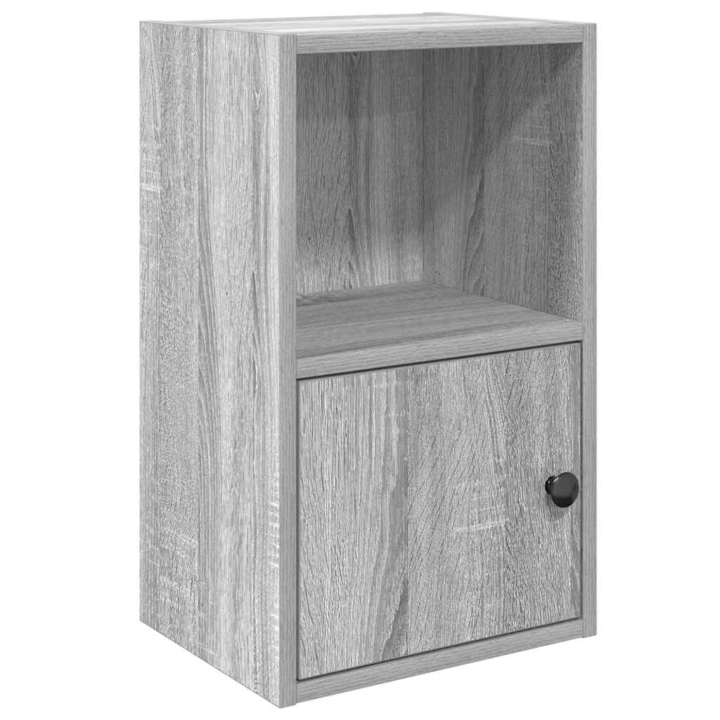 Bibliothèque sonoma gris 31x24x52 cm bois d'ingénierie - XIOS