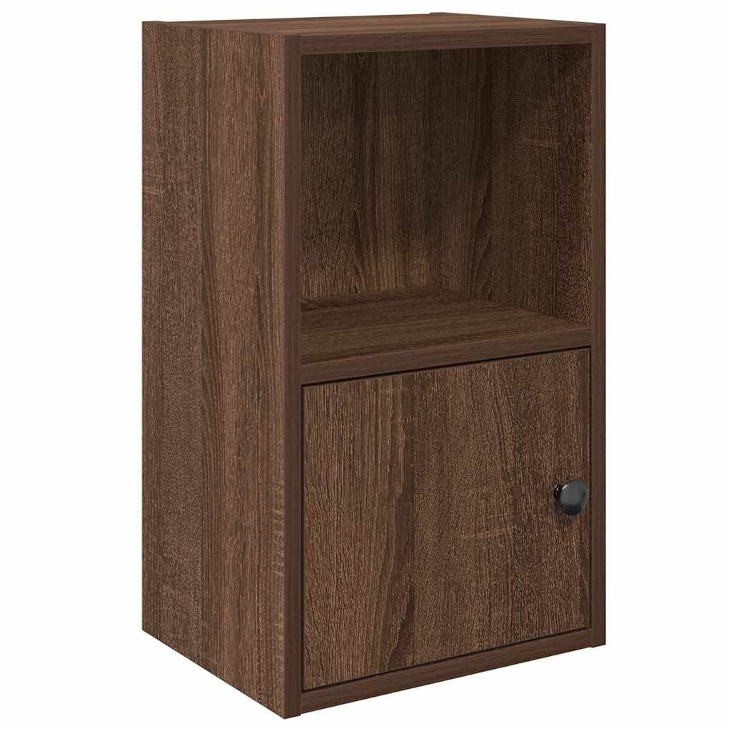 Bibliothèque chêne marron 31x24x52 cm bois d'ingénierie - XIOS