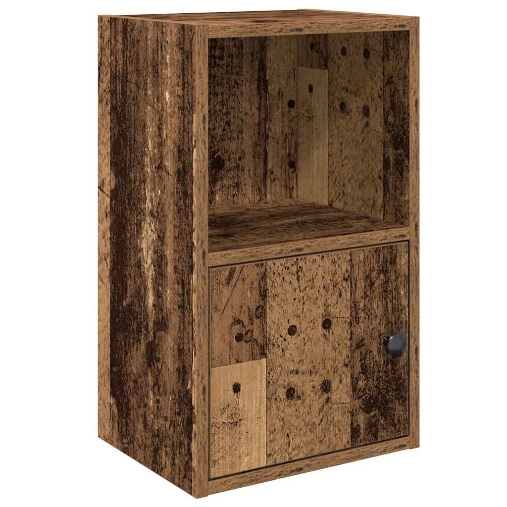 Bibliothèque vieux bois 31x24x52 cm bois d'ingénierie - XIOS