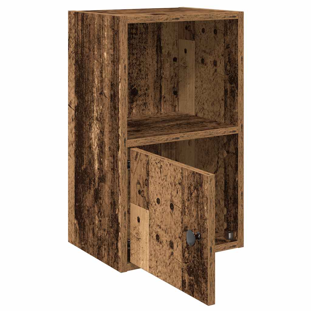 Bibliothèque vieux bois 31x24x52 cm bois d'ingénierie - XIOS