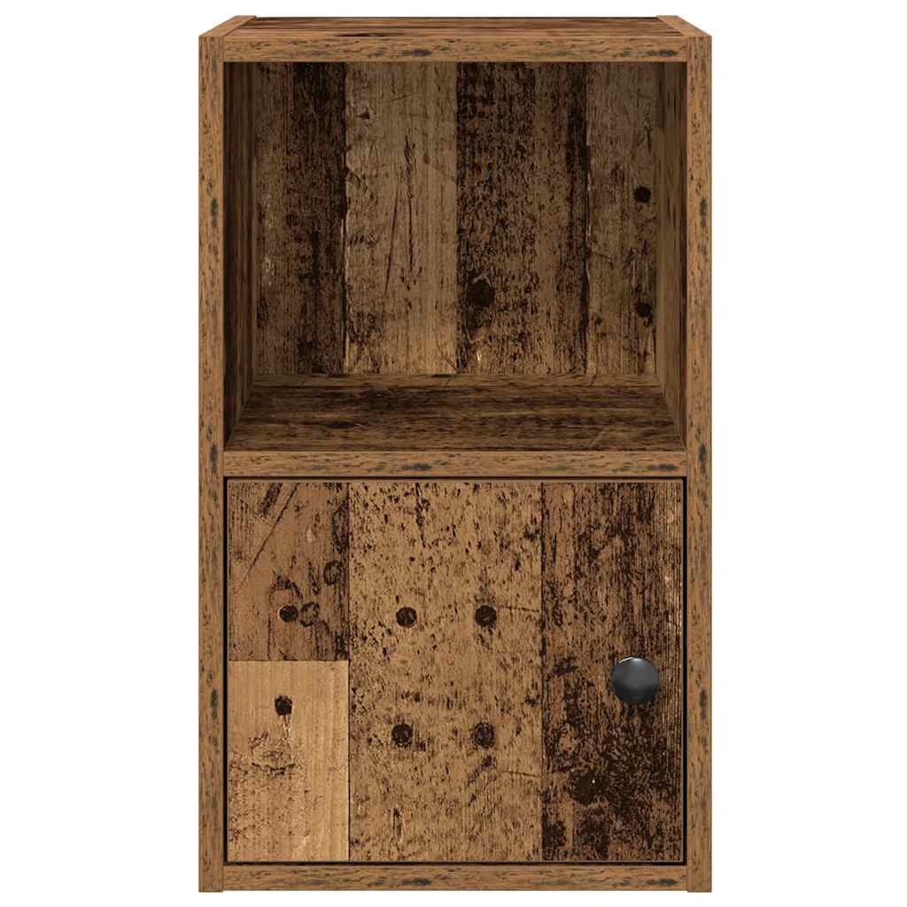 Bibliothèque vieux bois 31x24x52 cm bois d'ingénierie - XIOS
