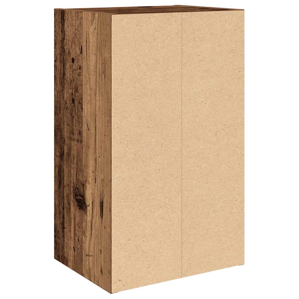 Bibliothèque vieux bois 31x24x52 cm bois d'ingénierie - XIOS