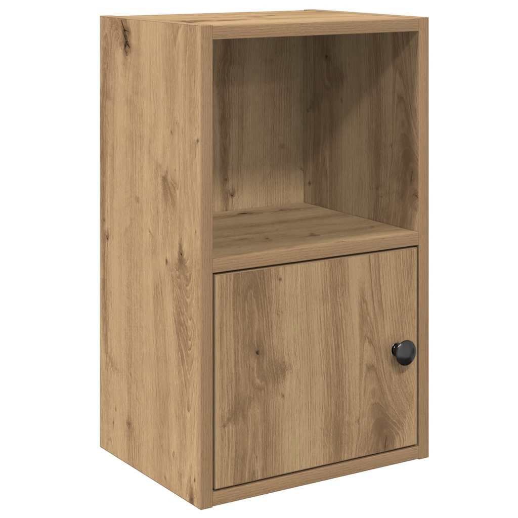 Bibliothèque chêne artisanal 31x24x52 cm bois d'ingénierie - XIOS