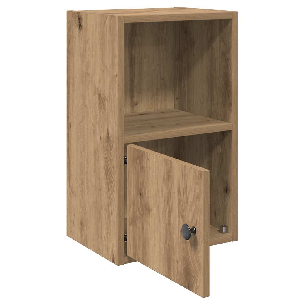 Bibliothèque chêne artisanal 31x24x52 cm bois d'ingénierie - XIOS