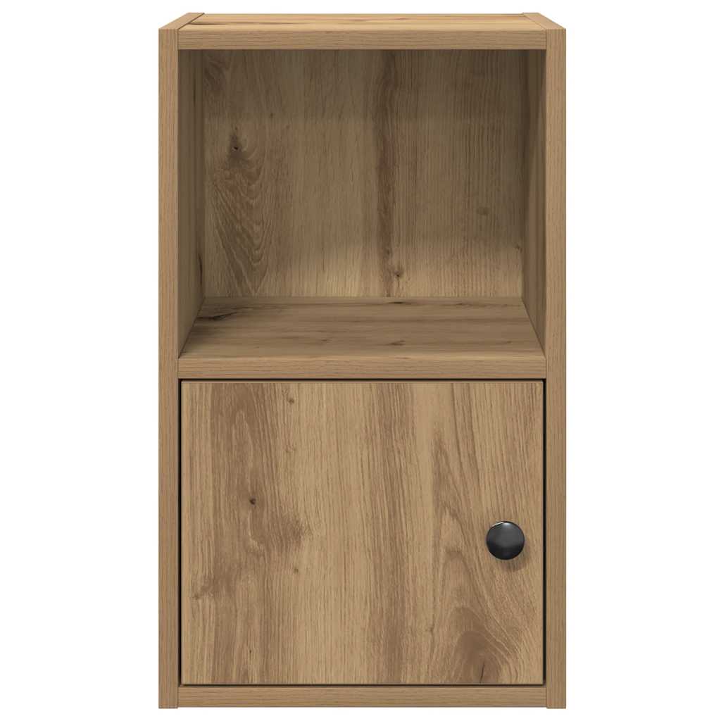 Bibliothèque chêne artisanal 31x24x52 cm bois d'ingénierie - XIOS