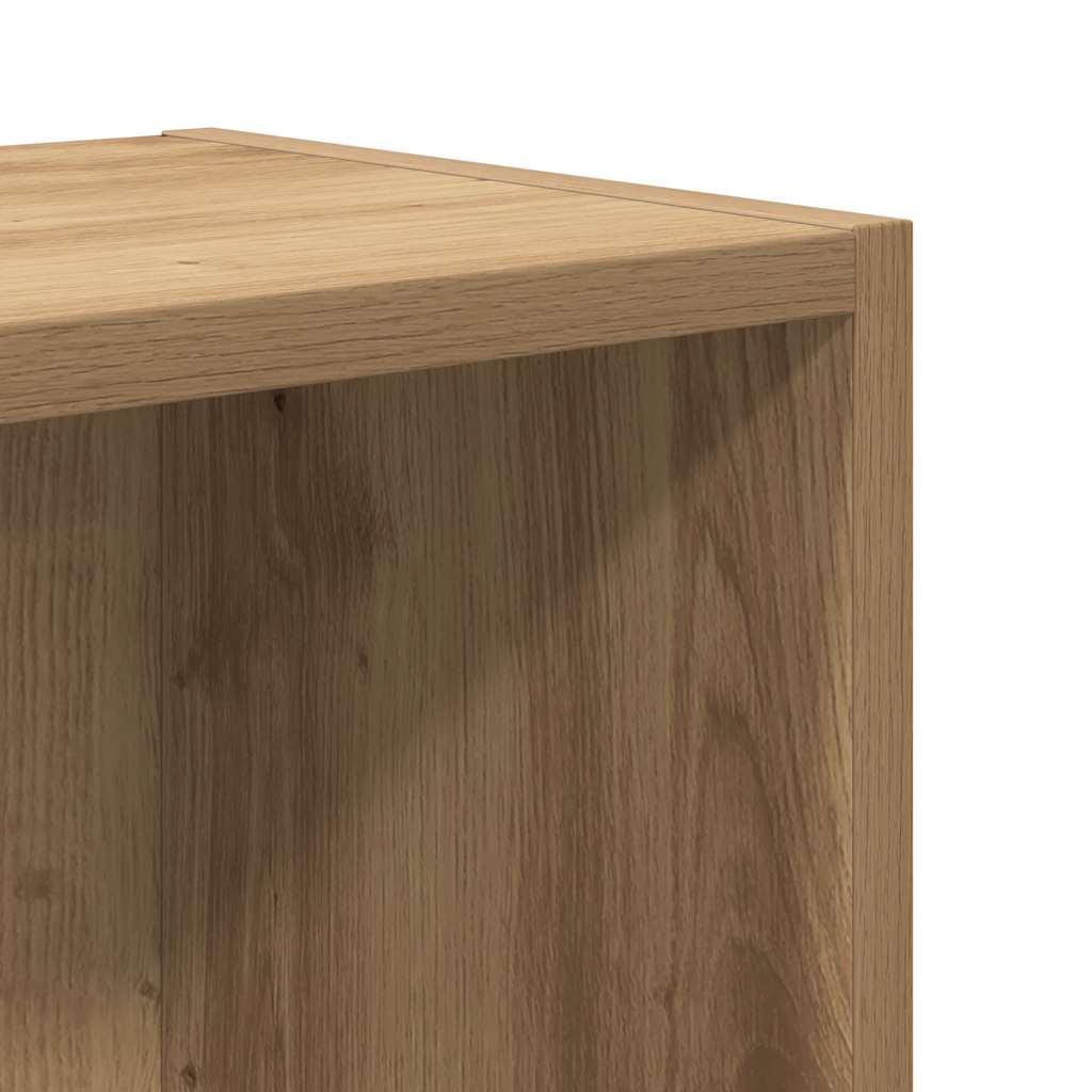 Bibliothèque chêne artisanal 31x24x52 cm bois d'ingénierie - XIOS