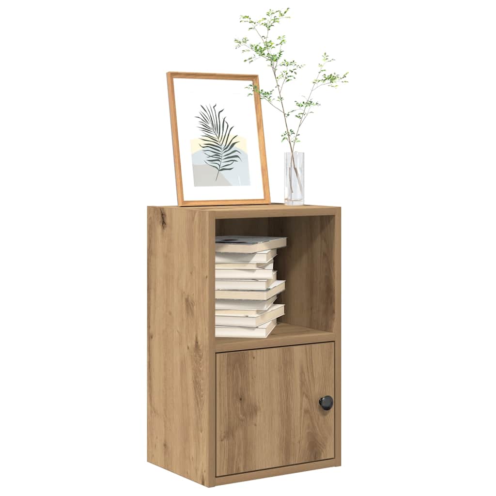 Bibliothèque chêne artisanal 31x24x52 cm bois d'ingénierie - XIOS
