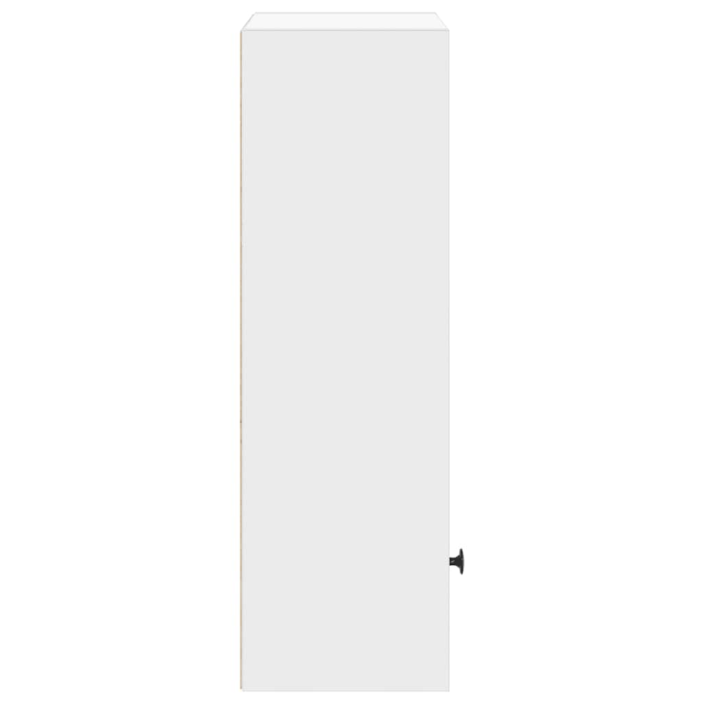 Bibliothèque blanc 31x24x77 cm bois d'ingénierie - XIOS