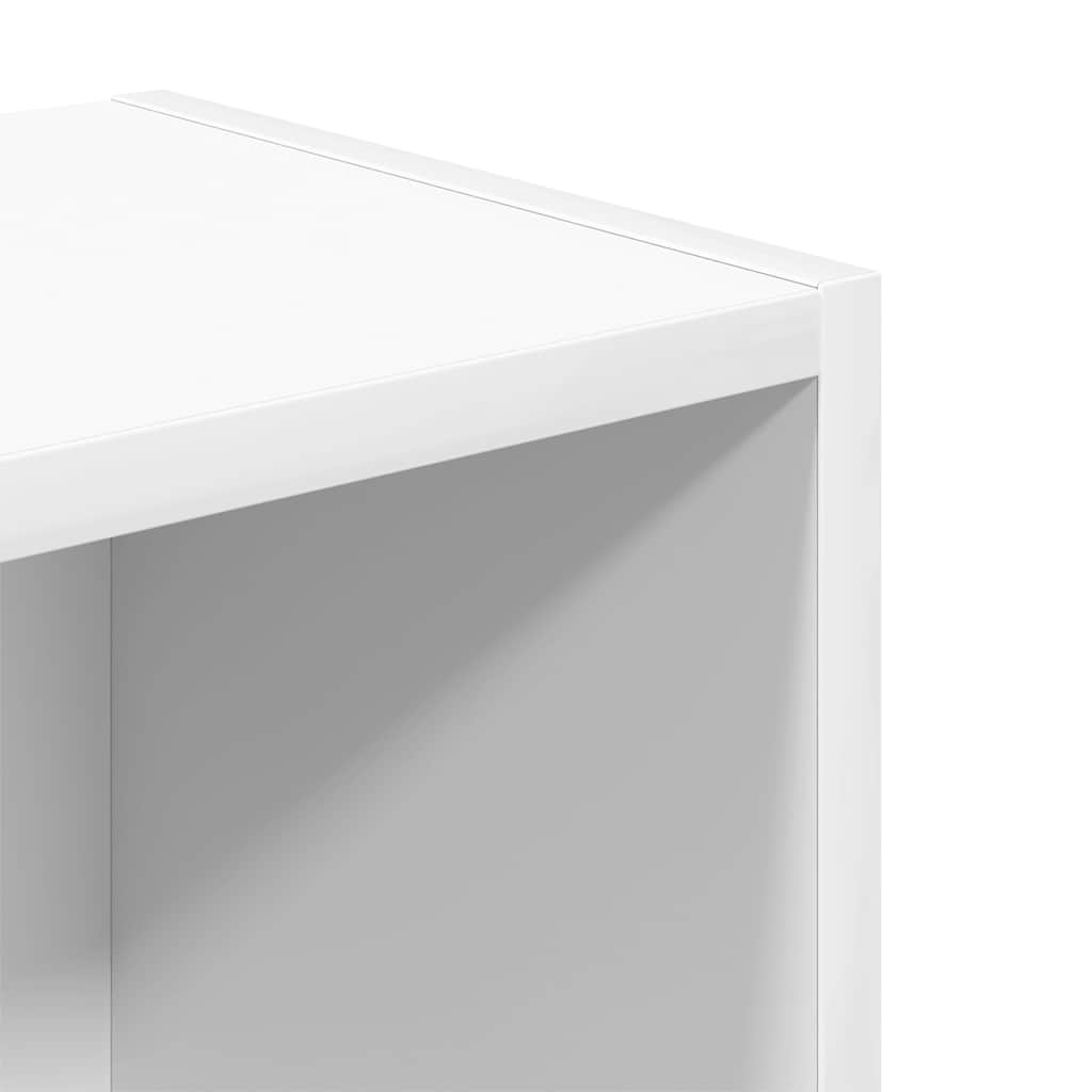 Bibliothèque blanc 31x24x77 cm bois d'ingénierie - XIOS
