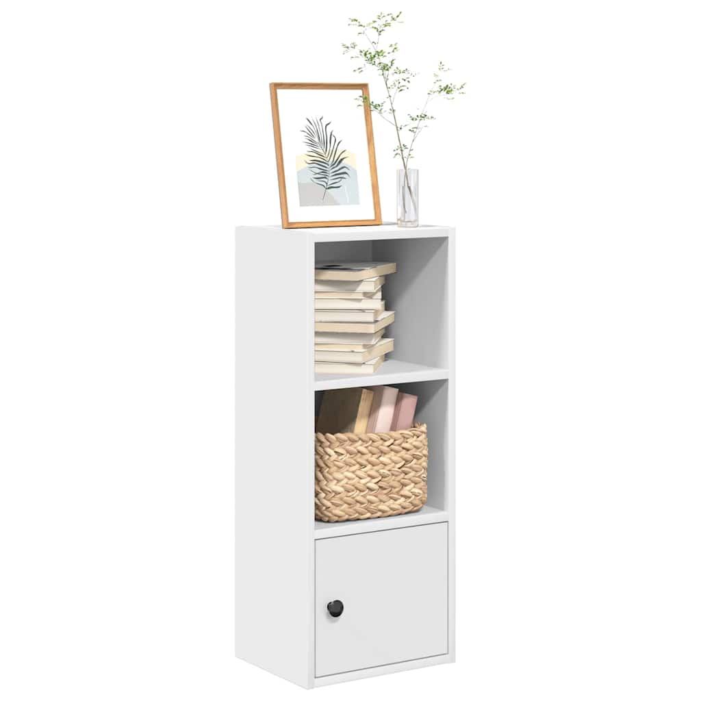 Bibliothèque blanc 31x24x77 cm bois d'ingénierie - XIOS