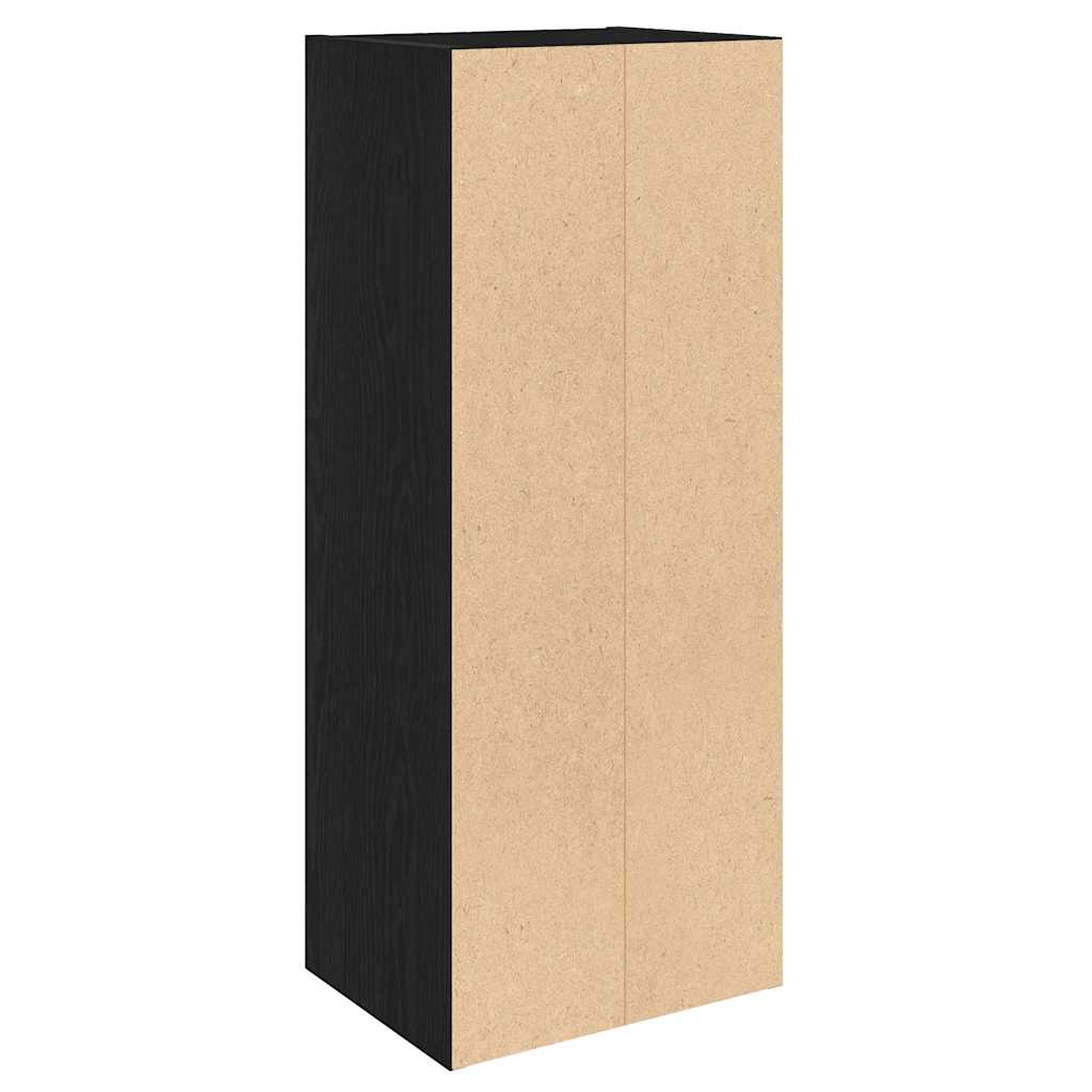 Bibliothèque chêne noir 31x24x77 cm bois d'ingénierie - XIOS