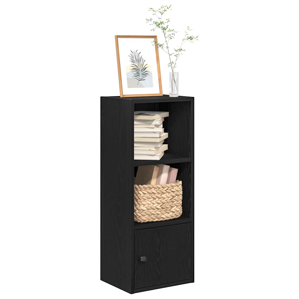 Bibliothèque chêne noir 31x24x77 cm bois d'ingénierie - XIOS