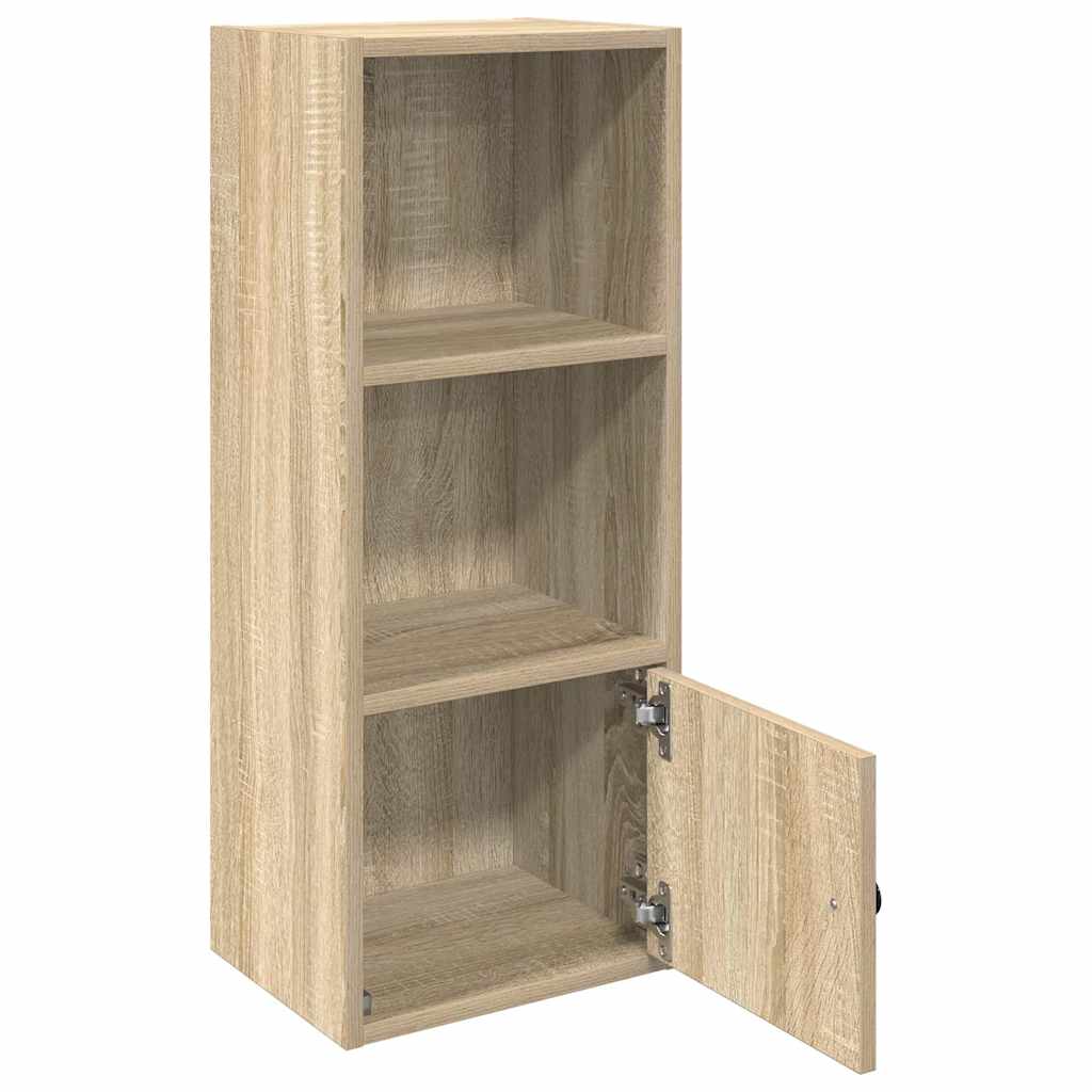 Bibliothèque chêne sonoma 31x24x77 cm bois d'ingénierie - XIOS