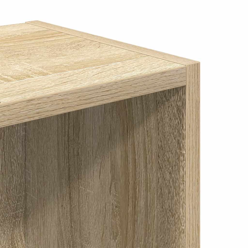 Bibliothèque chêne sonoma 31x24x77 cm bois d'ingénierie - XIOS