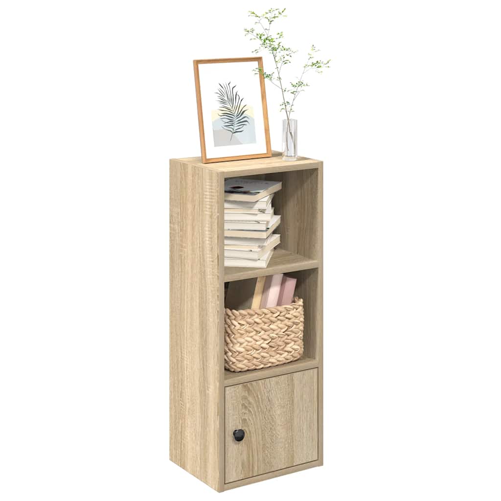 Bibliothèque chêne sonoma 31x24x77 cm bois d'ingénierie - XIOS
