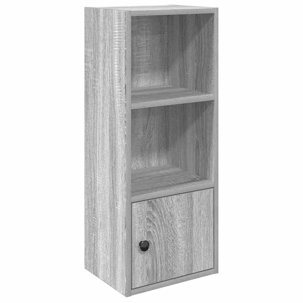 Bibliothèque sonoma gris 31x24x77 cm bois d'ingénierie - XIOS