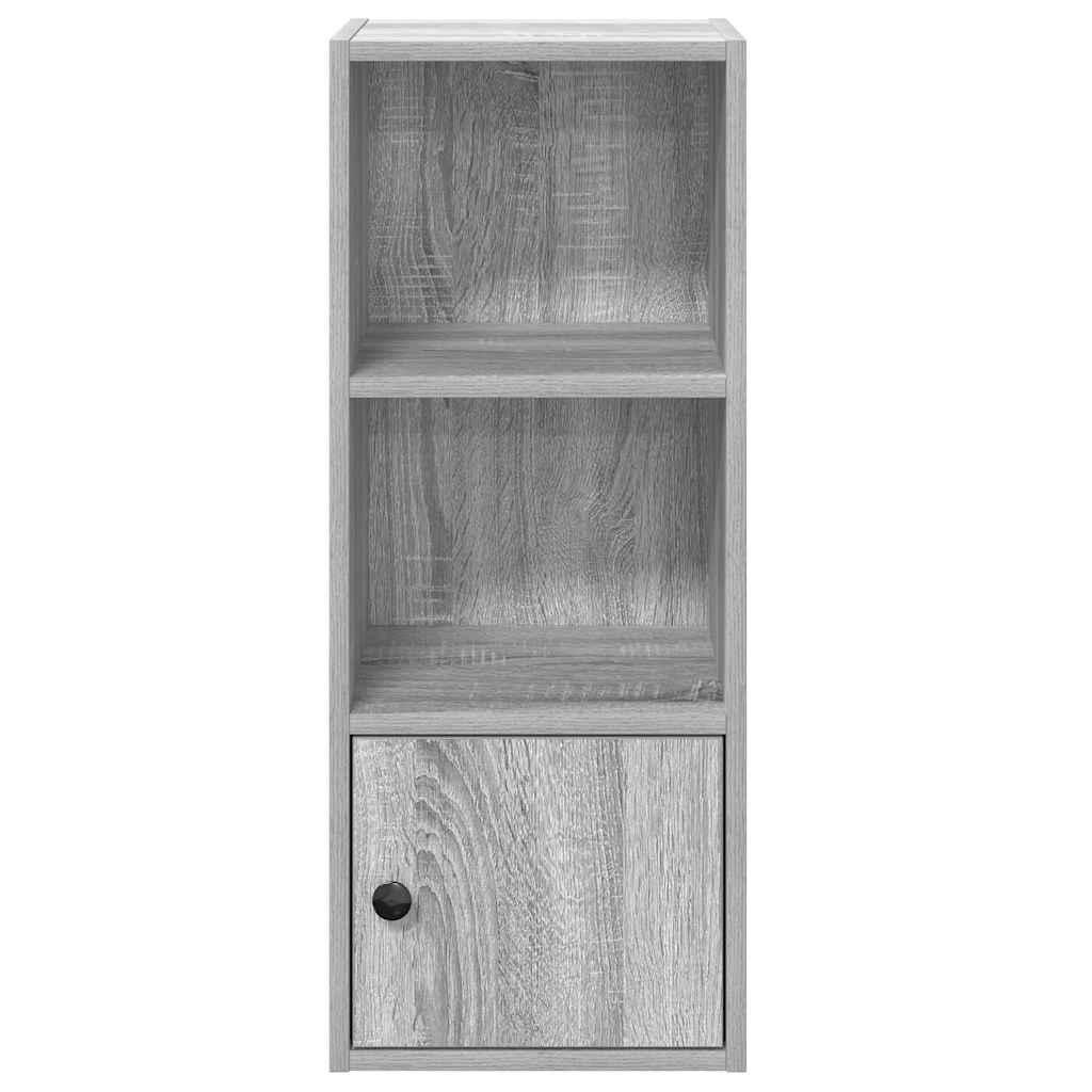Bibliothèque sonoma gris 31x24x77 cm bois d'ingénierie - XIOS