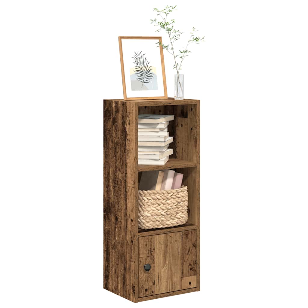 Bibliothèque vieux bois 31x24x77 cm bois d'ingénierie - XIOS