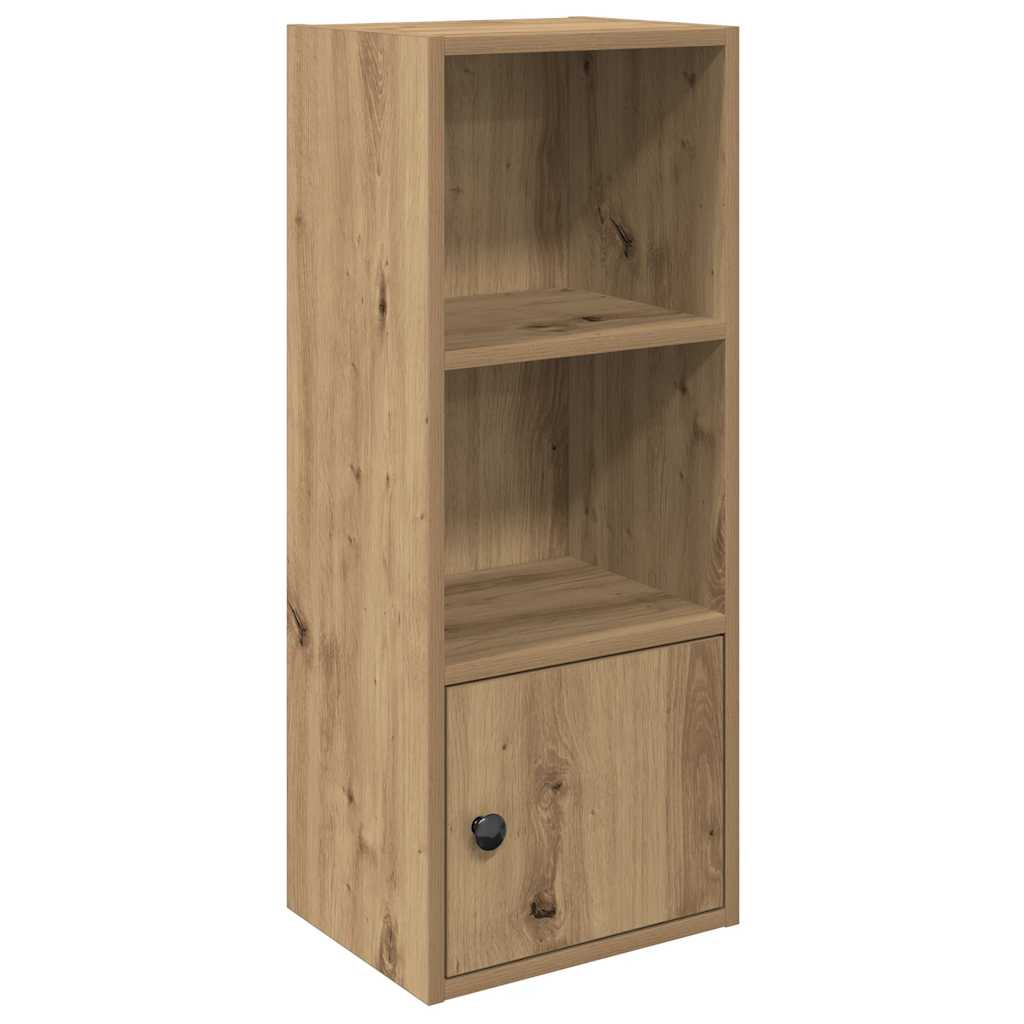 Bibliothèque chêne artisanal 31x24x77 cm bois d'ingénierie - XIOS