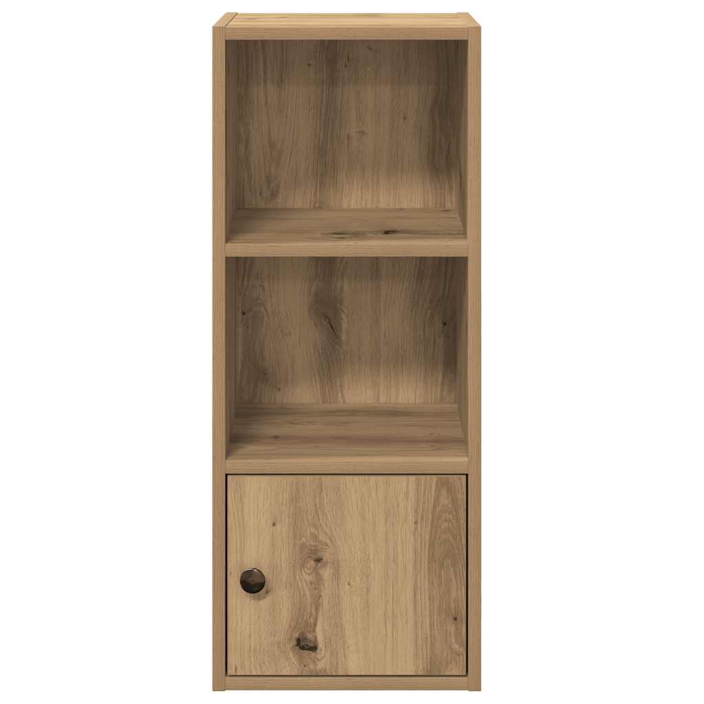 Bibliothèque chêne artisanal 31x24x77 cm bois d'ingénierie - XIOS
