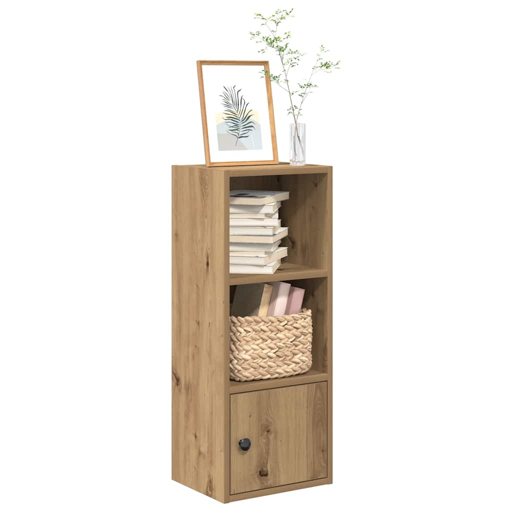 Bibliothèque chêne artisanal 31x24x77 cm bois d'ingénierie - XIOS