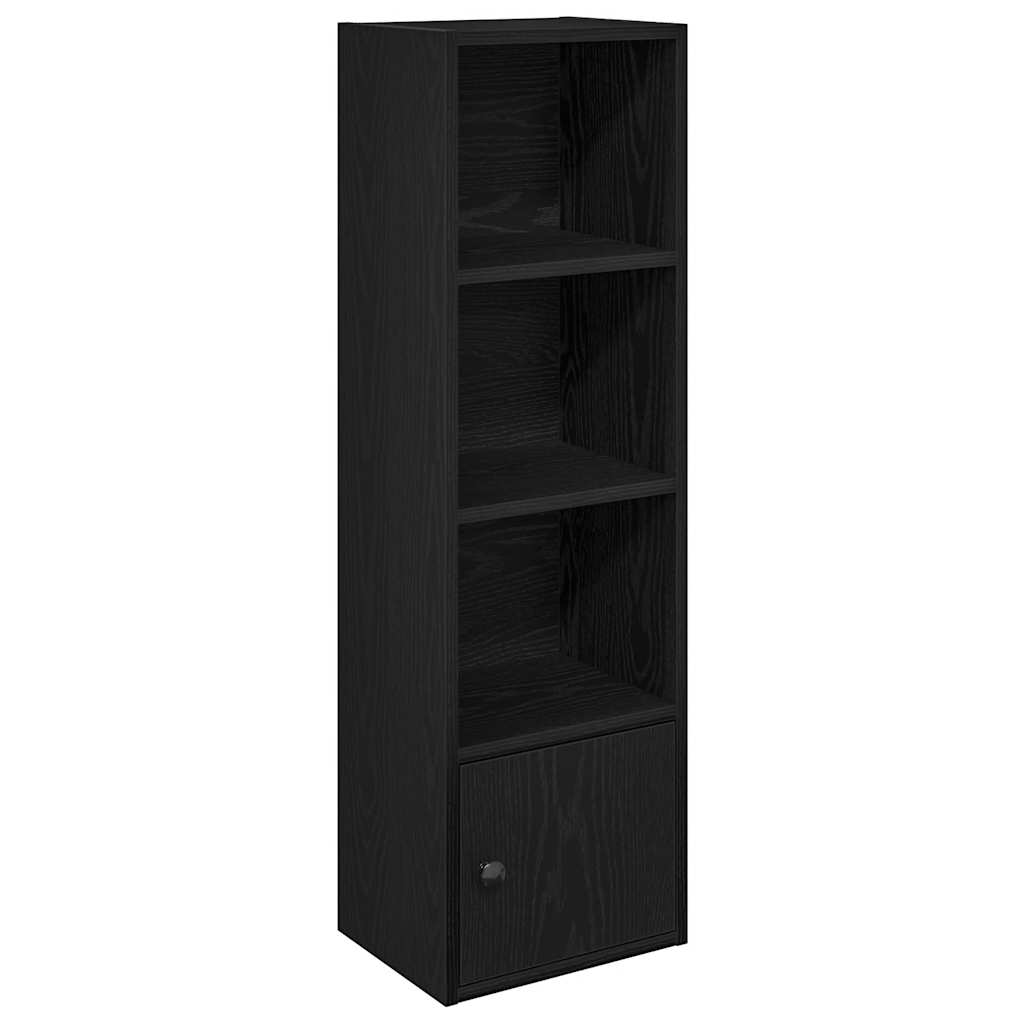 Bibliothèque chêne noir 31x24x102 cm bois d'ingénierie - XIOS