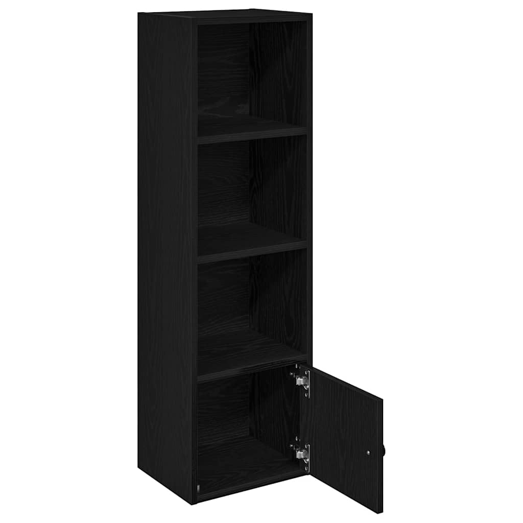 Bibliothèque chêne noir 31x24x102 cm bois d'ingénierie - XIOS