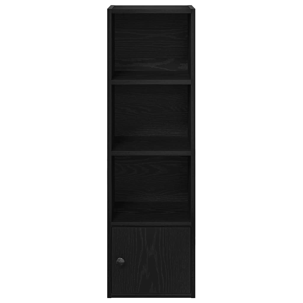 Bibliothèque chêne noir 31x24x102 cm bois d'ingénierie - XIOS