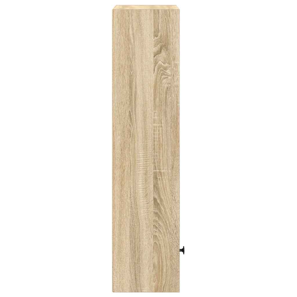 Bibliothèque chêne sonoma 31x24x102 cm bois d'ingénierie - XIOS