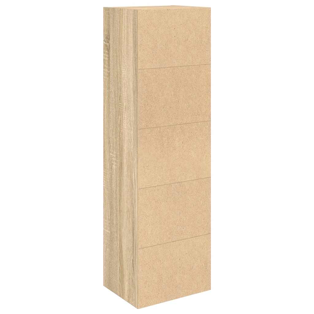 Bibliothèque chêne sonoma 31x24x102 cm bois d'ingénierie - XIOS