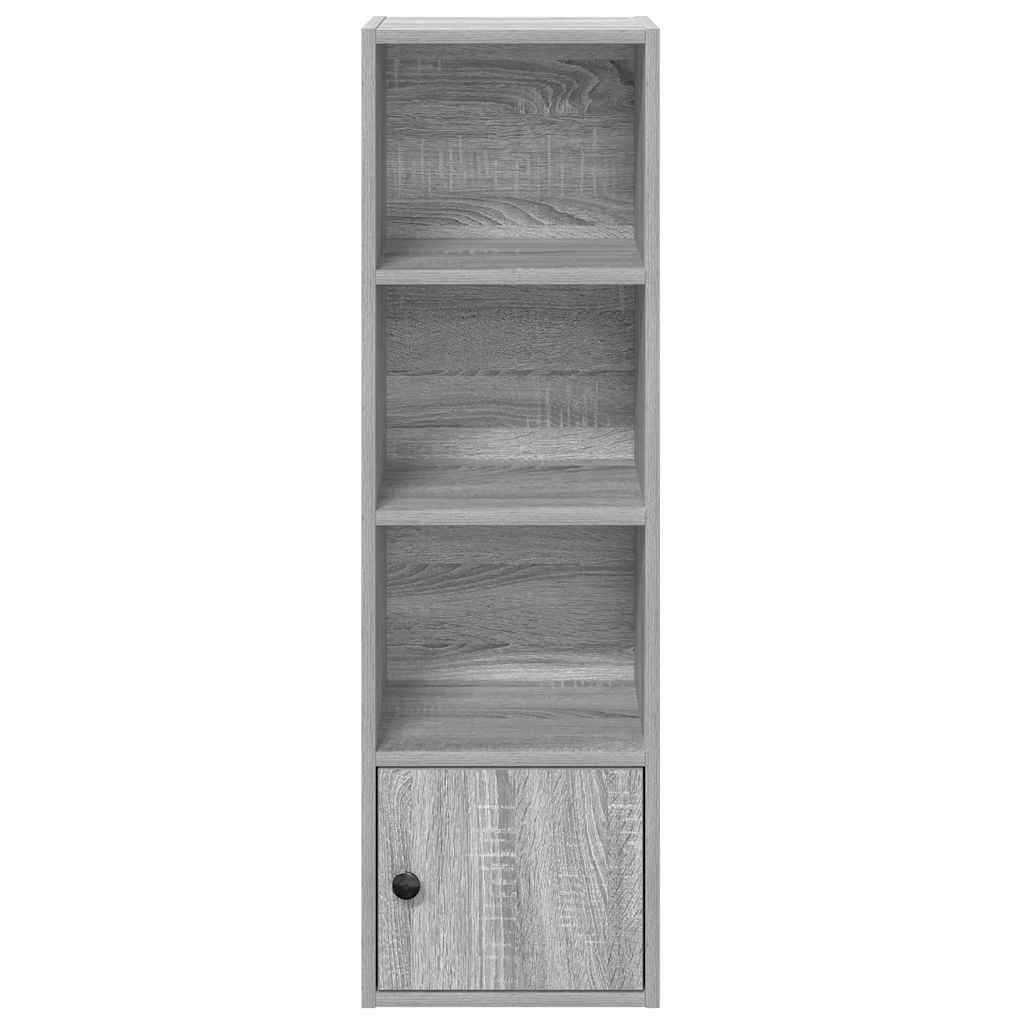 Bibliothèque sonoma gris 31x24x102 cm bois d'ingénierie - XIOS