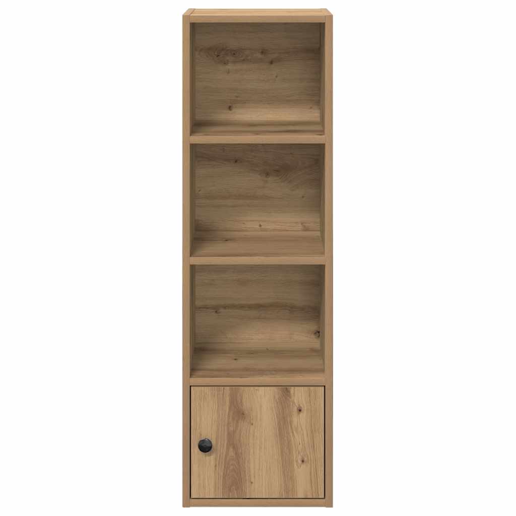 Bibliothèque chêne artisanal 31x24x102 cm bois d'ingénierie - XIOS