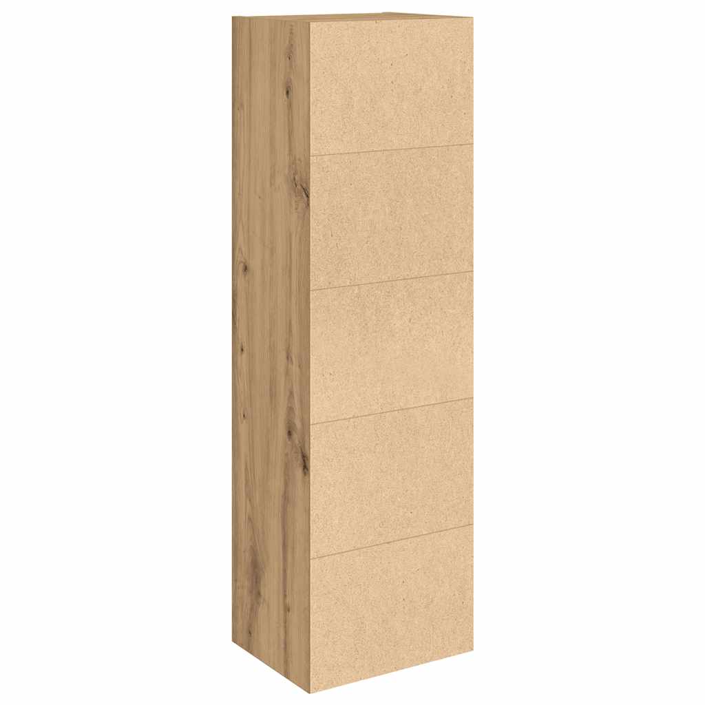 Bibliothèque chêne artisanal 31x24x102 cm bois d'ingénierie - XIOS