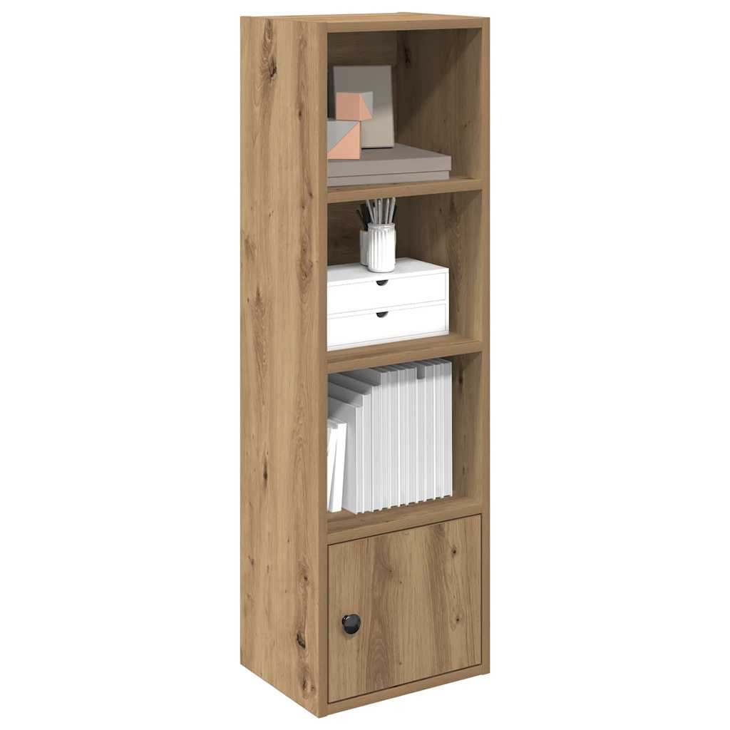 Bibliothèque chêne artisanal 31x24x102 cm bois d'ingénierie - XIOS