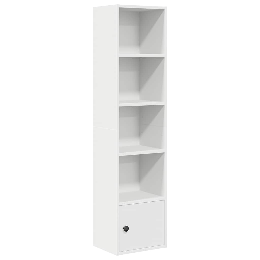 Bibliothèque blanc 31x24x127 cm bois d'ingénierie - XIOS