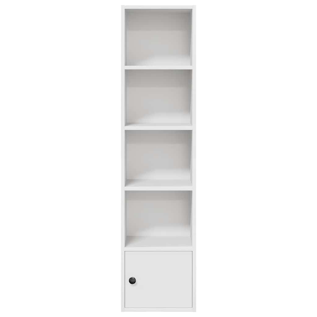 Bibliothèque blanc 31x24x127 cm bois d'ingénierie - XIOS