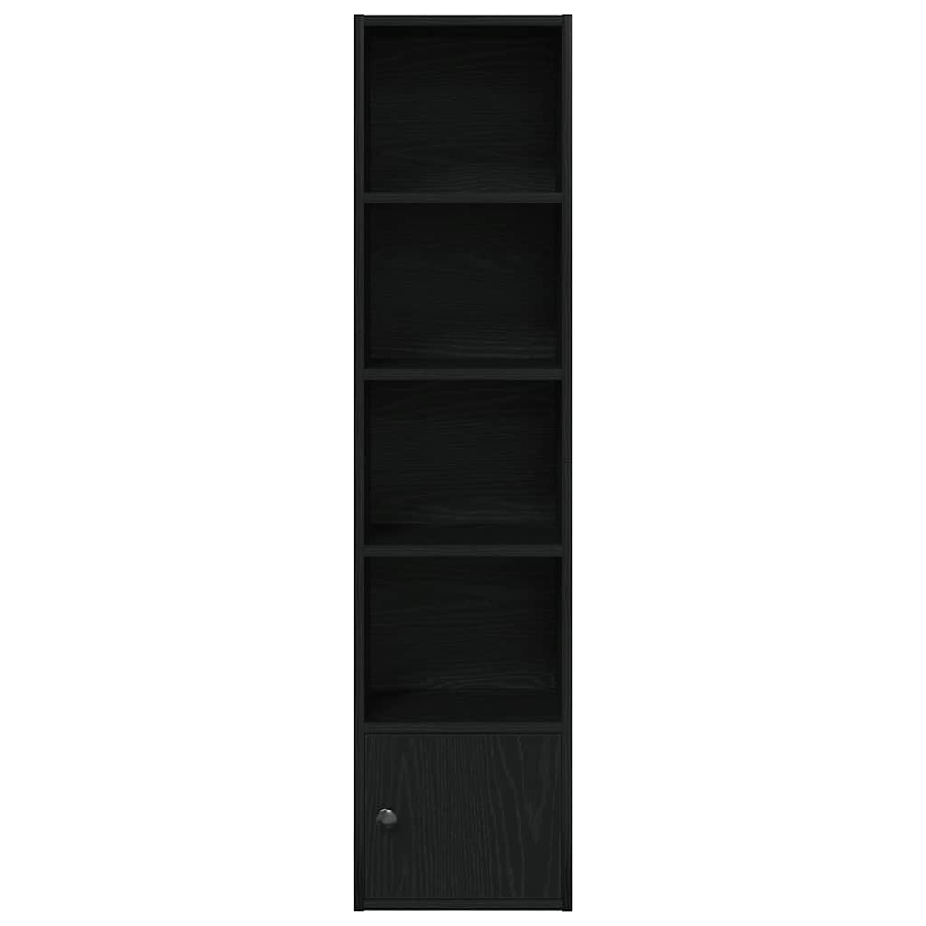 Bibliothèque chêne noir 31x24x127 cm bois d'ingénierie - XIOS