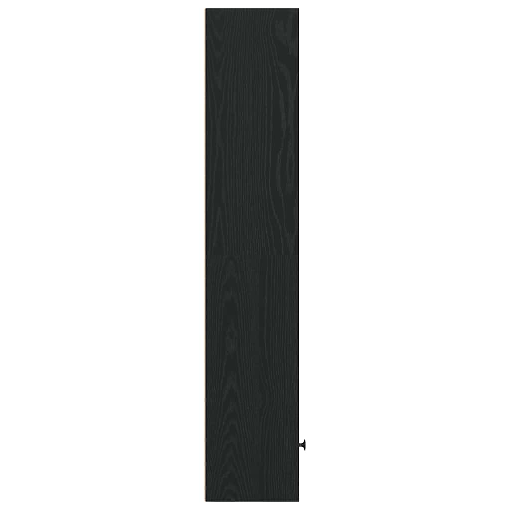 Bibliothèque chêne noir 31x24x127 cm bois d'ingénierie - XIOS