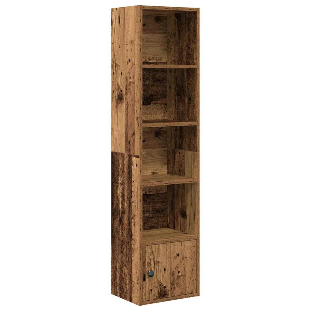 Bibliothèque vieux bois 31x24x127 cm bois d'ingénierie - XIOS
