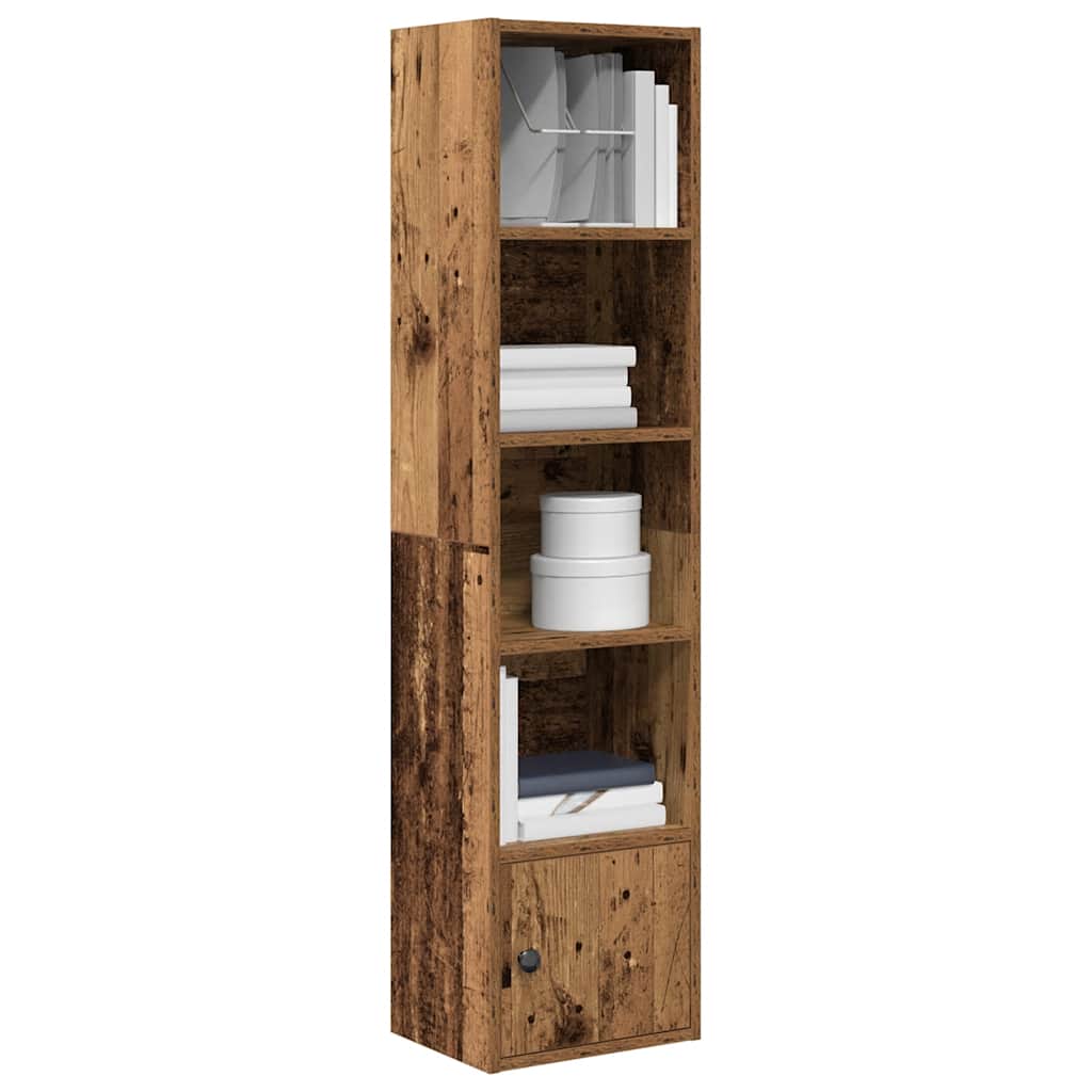 Bibliothèque vieux bois 31x24x127 cm bois d'ingénierie - XIOS