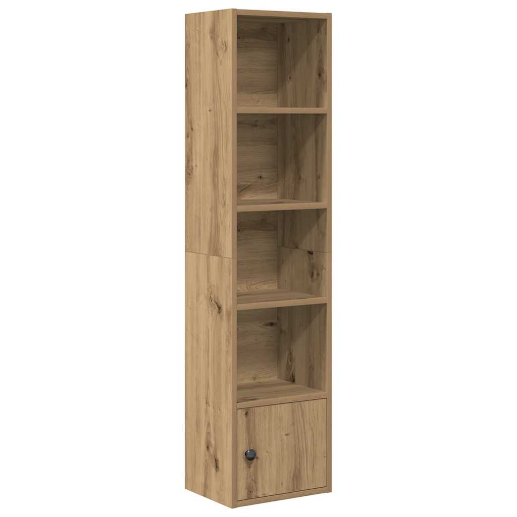 Bibliothèque chêne artisanal 31x24x127 cm bois d'ingénierie - XIOS
