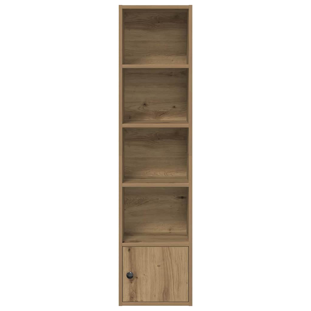 Bibliothèque chêne artisanal 31x24x127 cm bois d'ingénierie - XIOS