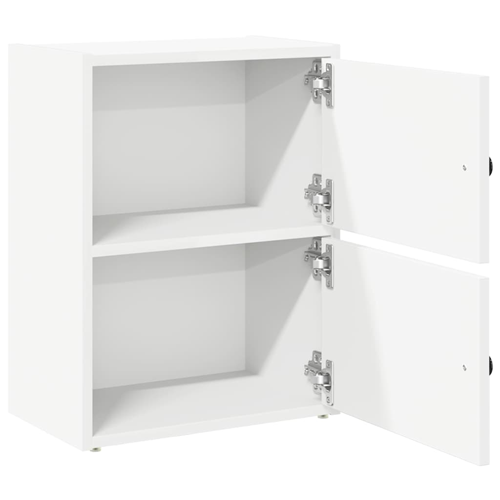 Bibliothèque blanc 40x24x52 cm bois d'ingénierie - XIOS
