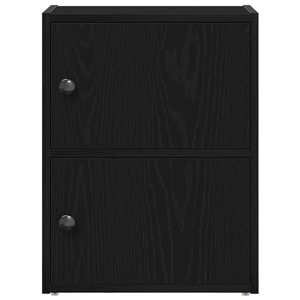 Bibliothèque chêne noir 40x24x52 cm bois d'ingénierie - XIOS