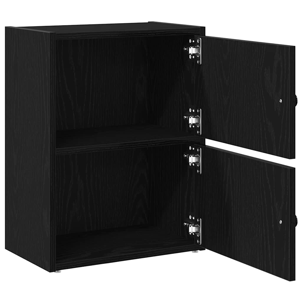 Bibliothèque chêne noir 40x24x52 cm bois d'ingénierie - XIOS