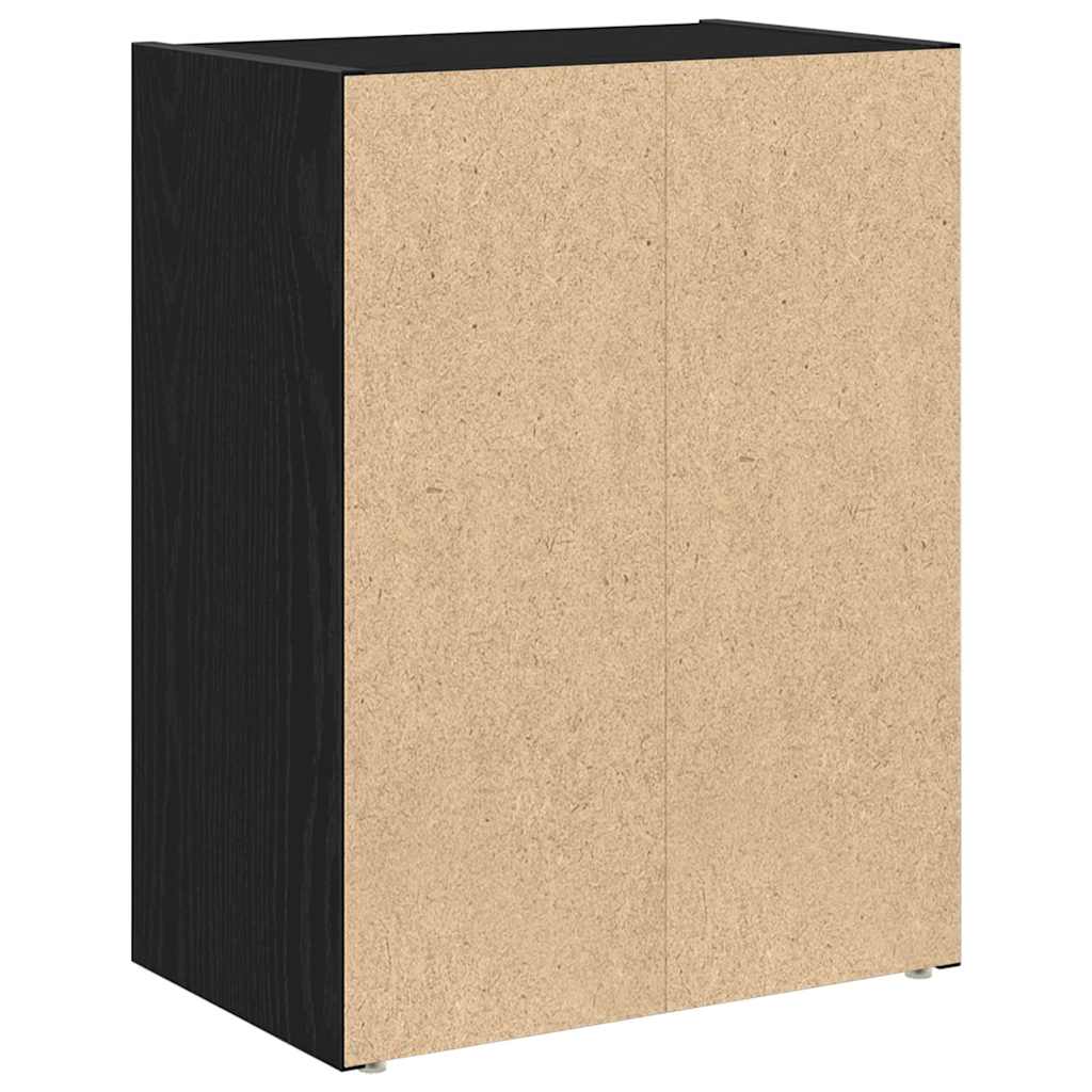 Bibliothèque chêne noir 40x24x52 cm bois d'ingénierie - XIOS
