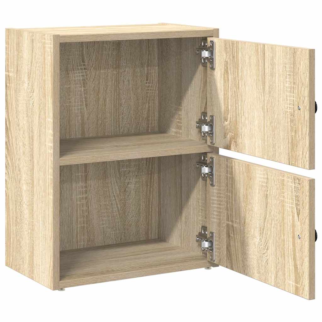Bibliothèque chêne sonoma 40x24x52 cm bois d'ingénierie - XIOS